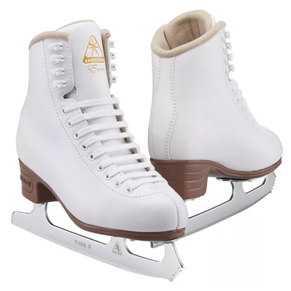 Jackson Figure Ice Skates Ultima Mark II Kids Girls Excel Beginner Size 2 1/2